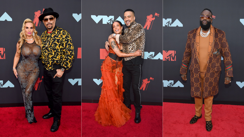 Illustration for article titled Technicolor Sparkles and Flamboyant Energy Dominated the MTV VMAs Red Carpet